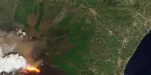 L'eruzione dell'Etna ripresa dai satelliti europei