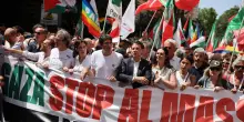 Partito a Roma il corteo per Gaza. Schlein: 'In piazza l'Italia che non tace'