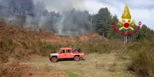 E' arrivato il caldo, 55 incendi di vegetazione in Calabria