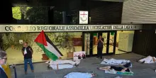 Flash mob per Gaza davanti al consiglio regionale ligure