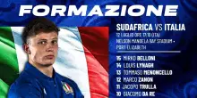 Rugby: domani Sudafrica-Italia; Cannone 'ripartire dalla difesa'