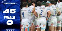 Rugby: 'Summer Series'; Sudafrica-Italia 45-0