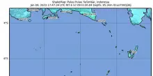 Terremoto di magnitudo 6.7 al largo Indonesia orientale