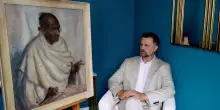 Raro ritratto di Gandhi venduto all'asta a Londra a cifra record