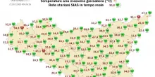In Sicilia termometro sopra i 35 gradi con punte di 38
