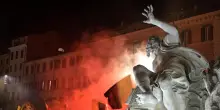 Roma: tifosi a Piazza Navona, festa per 98 anni del club