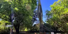 Danneggiata la lapide del monumento di Matteotti a Roma