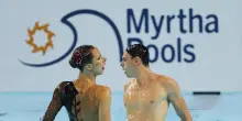 Mondiali nuoto artistico: Pelati-Ruggiero quarti nel duo misto
