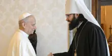 Antonij (Patriarcato Mosca) all'evento con il Papa il 14