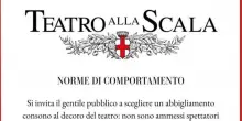 Alla Scala torna in vigore il dress code, via shorts e canotte