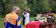 In Trentino i funerali dell'azzurro Debertolis morto in Cina