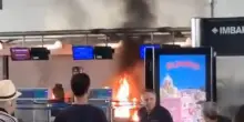 Paura a Malpensa, un uomo appicca un incendio ai check-in