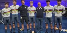 Ciclismo: Mondiali Juniores, Italia oro in inseguimento squadre