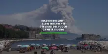 Incendi boschivi, 51900 interventi vigili del fuoco da meta' giugno