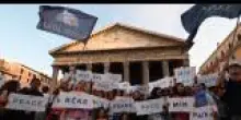 Mille giovani di S.Egidio al Pantheon per flash mob pace