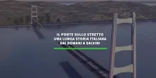 Il ponte sullo Stretto, una lunga storia italiana dai romani a Salvini