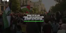Sono piu' di 150 i Paesi che riconoscono lo Stato di Palestina