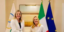 Meloni vede presidente Cio a New York, punto su Milano-Cortina