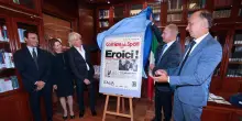 Corriere dello Sport, presentato il francobollo per i 100 anni
