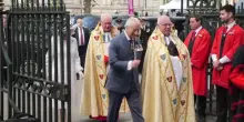 Re Carlo a Westminster per l'ottantesimo anniversario della vittoria nella II guerra mondiale