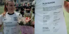 Alia Guagni lascia il calcio e gioca l’ultima partita con il curriculum vitae stampato sulla maglia