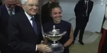 Internazionali tennis: l'incontro tra Mattarella e Jasmine Paolini: "A lei la coppa"