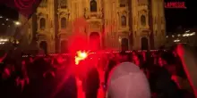 Napoli campione d'Italia: si festeggia anche in piazza Duomo a Milano