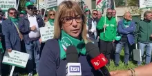Roma, sit-in della Cisl all'ambasciata d'Israele. Fumarola: "Cessate il fuoco immediato"
