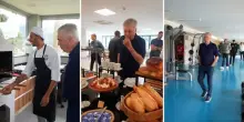 Ancelotti visita il centro sportivo del Brasile: palestra, piscina e barbecue (e qualche assaggio)