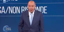 "Porta a Porta", Bruno Vespa si infuria e urla in studio per interrompere una discussione