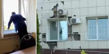 Russia: drone sul tribunale di Belgorod durante la visita del governatore