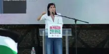 Elly Schlein: "Basta silenzio complice del governo, Meloni ascolti questa piazza per Gaza"