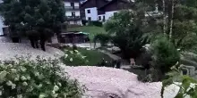 Frana a Cancia di Cadore, abitanti bloccati nelle case