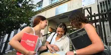 Primo giorno di maturità al liceo Gobetti