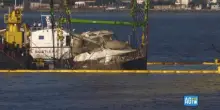 Palermo, riemerge il relitto del Bayesian: il mega yacht visibile dopo dieci mesi