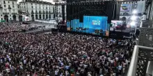 Musica e fuochi per San Giovanni in piazza Vittorio Veneto