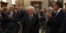 Il presidente Mattarella al convegno al Senato per il centenario della nascita di Napolitano
