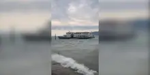 Temporale a Verbania: il Lago Maggiore "agitato"