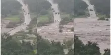 Texas, il timelapse mostra la piena del fiume che ha causato decine di vittime