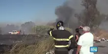 incendio via delle arti roma fiumicino fiera di roma evacuata