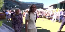 L'arrivo di Kate Middleton a Wimbledon per la finale femminile