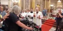 Madonnina dei Centauri, le moto in chiesa a Castellazzo per la benedizione
