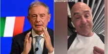 Luca Zingaretti e il video sulla moglie di Urso che salta la fila, il ministro: decide la sicurezza
