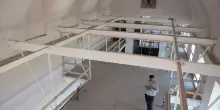 Palazzo Santa Croce, lavori all'80%: viaggio nel cantiere della nuova biblioteca di Cuneo