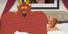 Trump contro South Park, gli autori umiliano il presidente: nella nuova stagione è nudo con Satana