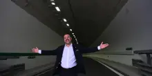Salvini: "Ponti e tunnel uniscono i popoli e sono segnali di pace"