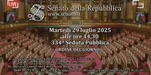 Cinema italiano in crisi, il ministro Giuli riferisce al Senato: la diretta