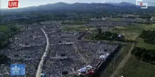 Papa Leone XIV a Tor Vergata per la messa del Giubileo dei giovani