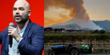 Saviano: “Il mio Vesuvio devastato dalle fiamme, questi roghi sono una minaccia ai sindaci”
