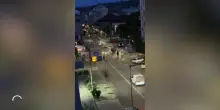 Lo spettacolo dei cavalli al galoppo nelle strade di Alba